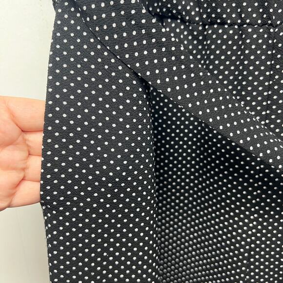 George Womens Jumpsuit 3X Strapless Polka Dot Crop Wide Leg Stretch Party Event - Picture 6 of 15